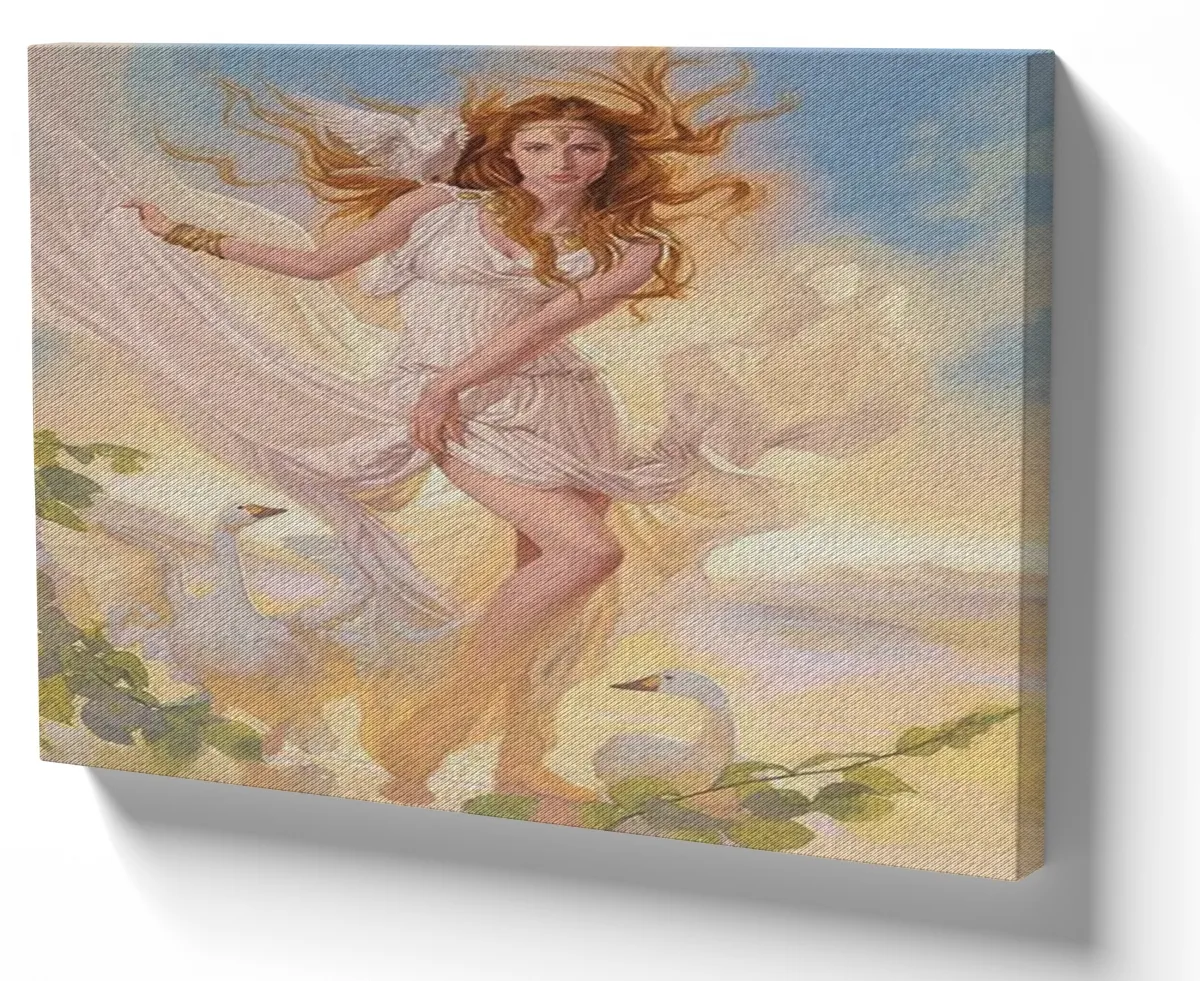 Azulejo decorativo personalizado parede ou mesa Afrodite mitologia grega Imagem