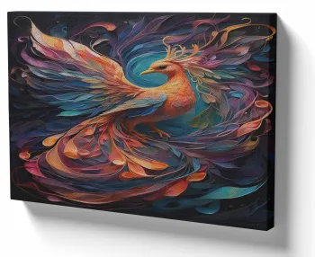Azulejo decorativo personalizado parede ou mesa Fênix aguia mitologia grega