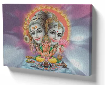 Azulejo decorativo personalizado parede ou mesa Lord Shiva Ganesha