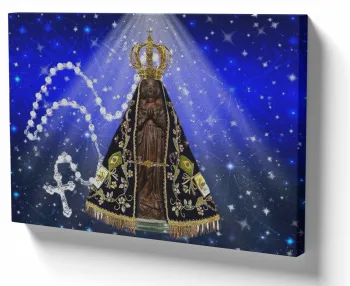 Azulejo decorativo personalizado parede ou mesa Nossa Senhora Aparecida