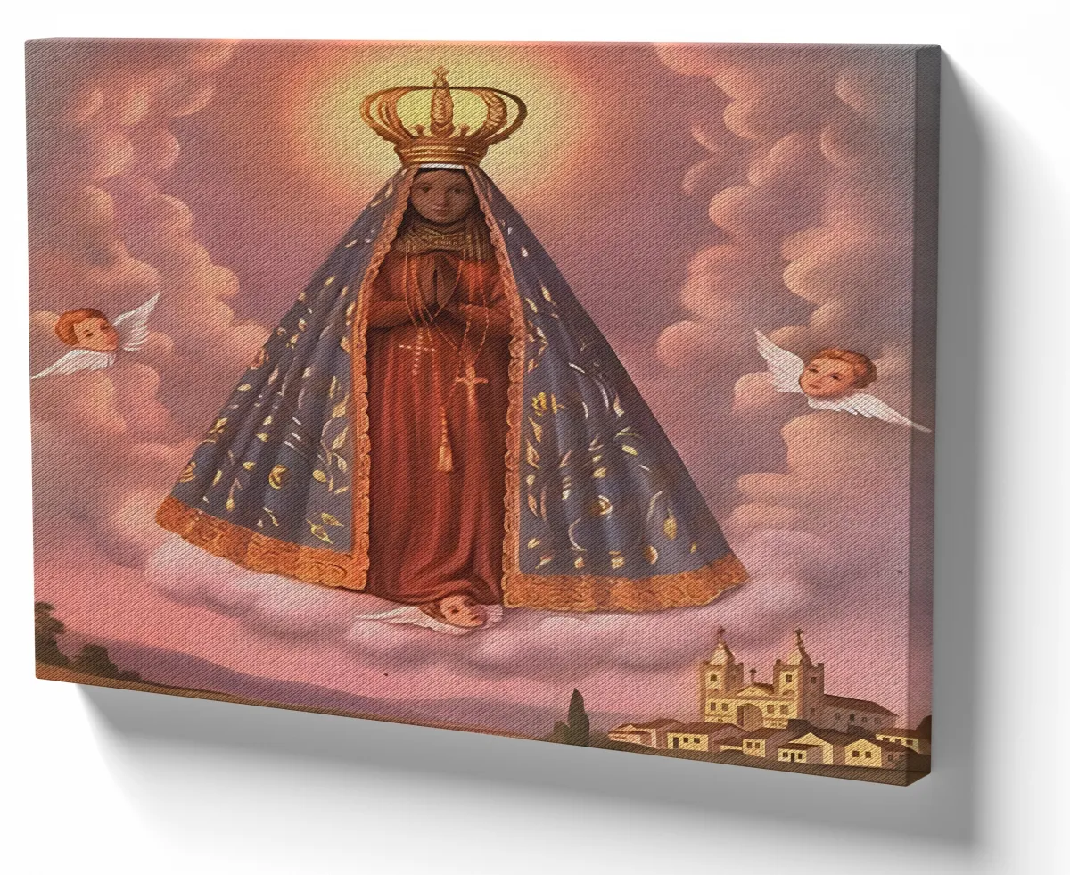 Azulejo decorativo personalizado parede ou mesa Nossa Senhora Mãe Jesus