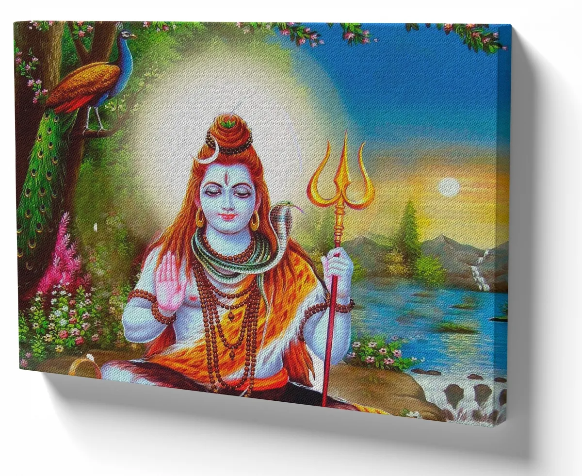 Azulejo decorativo personalizado parede ou mesa Shiva mão