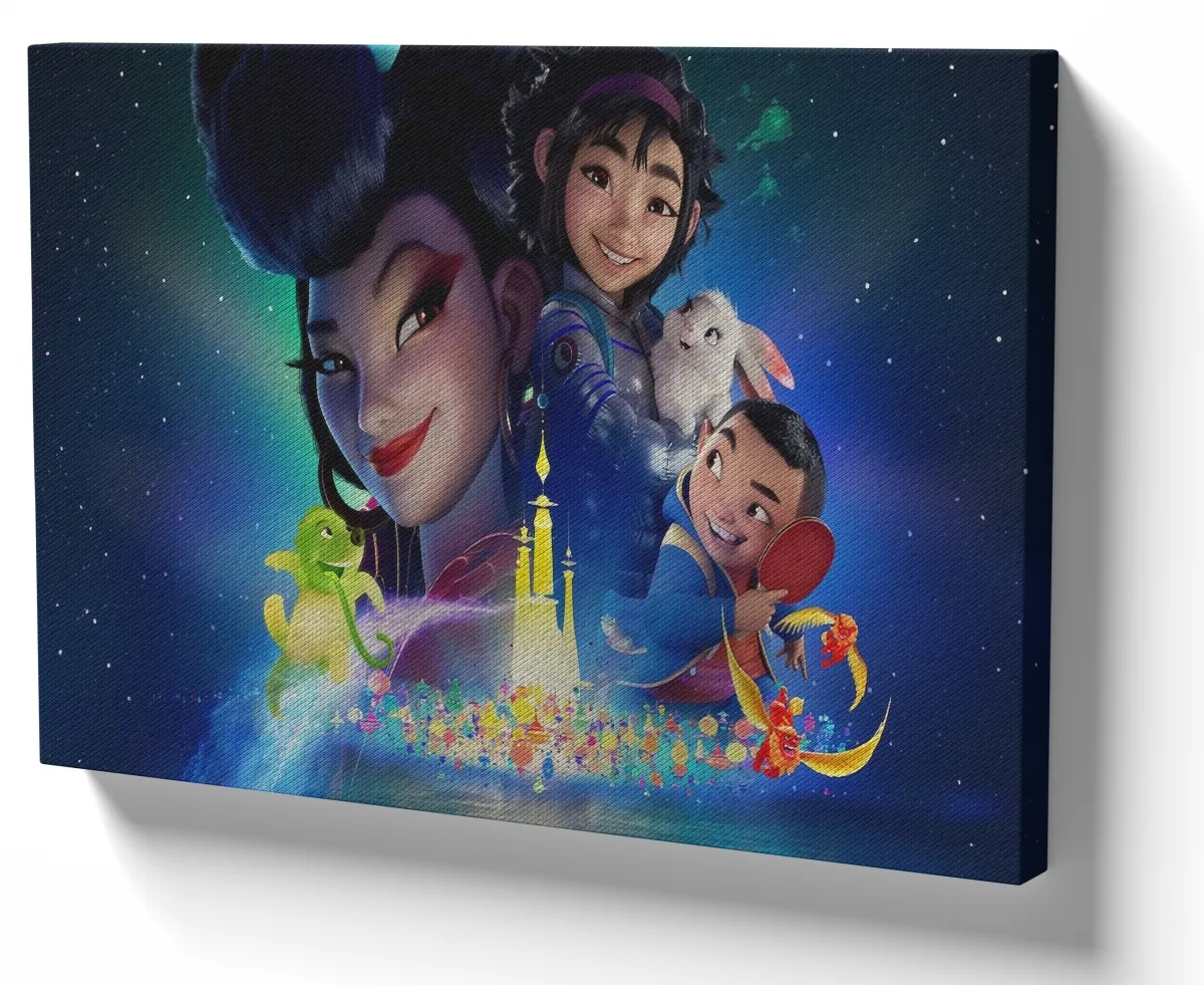 Azulejo decorativo personalizado parede ou mesa A caminho da lua Chang