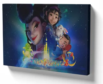 Azulejo decorativo personalizado parede ou mesa A caminho da lua Chang