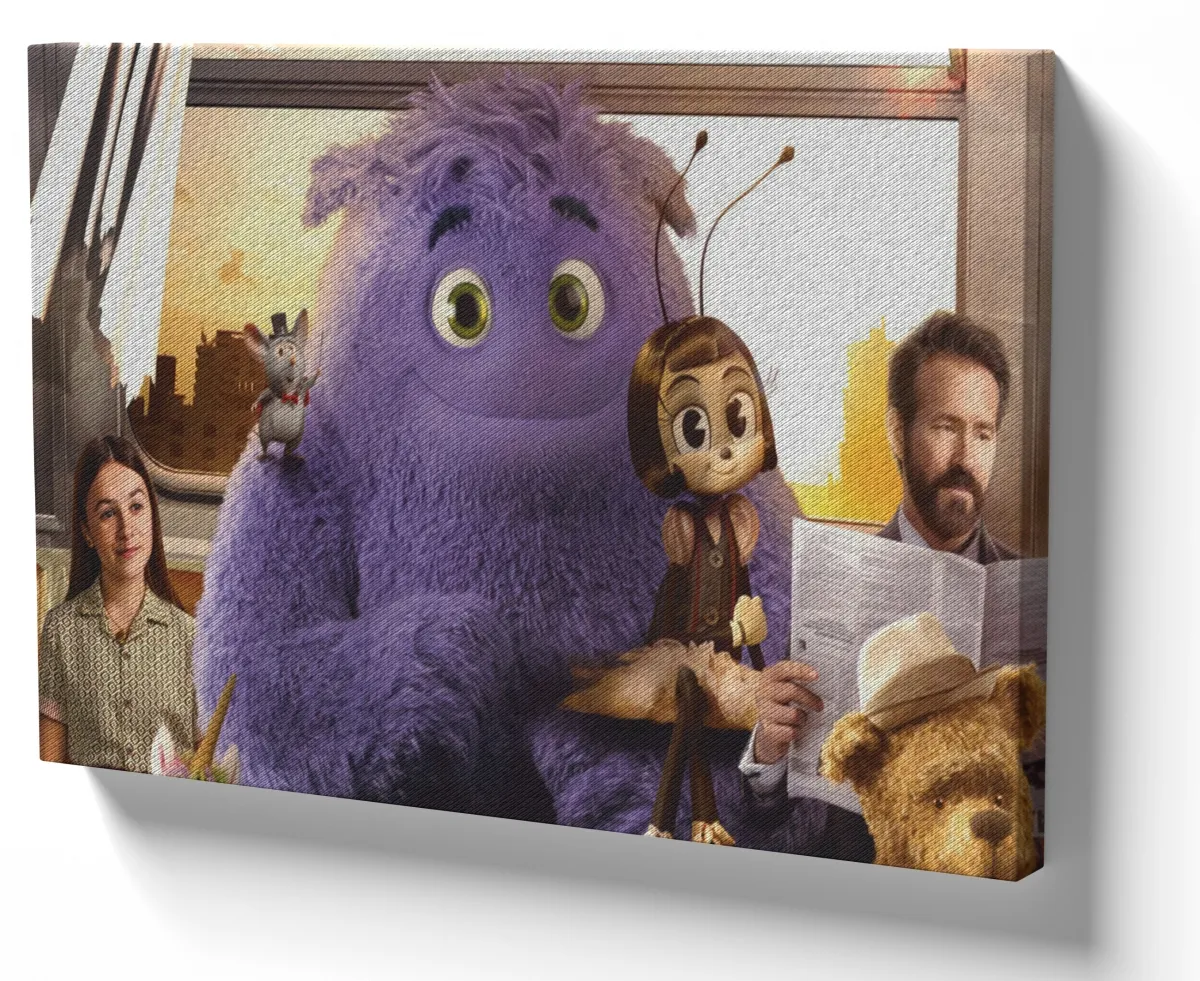 Azulejo decorativo personalizado parede ou mesa Amigos Imaginários Imagem