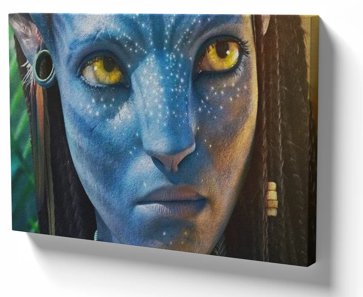 Azulejo decorativo personalizado parede ou mesa Avatar Neytiri Imagem