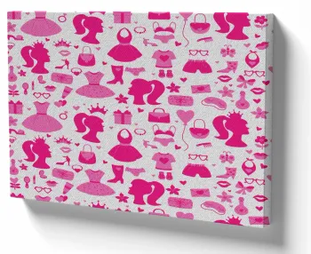 Azulejo decorativo personalizado parede ou mesa Barbie estampa