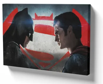 Azulejo decorativo personalizado parede ou mesa Batman  VS Superman