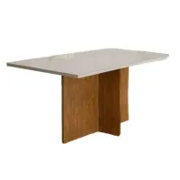 Mesa Helos 160 x80 100%MDF com vidro   - Foto 2