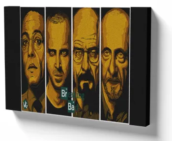Azulejo decorativo personalizado parede ou mesa Breaking Bad serie