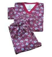Pijama Flanelado Infantil Tamanho 12 Feminino  - Foto 3