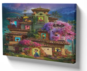 Azulejo decorativo personalizado parede ou mesa Encanto Disney todos