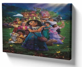 Azulejo decorativo personalizado parede ou mesa Encanto juntos