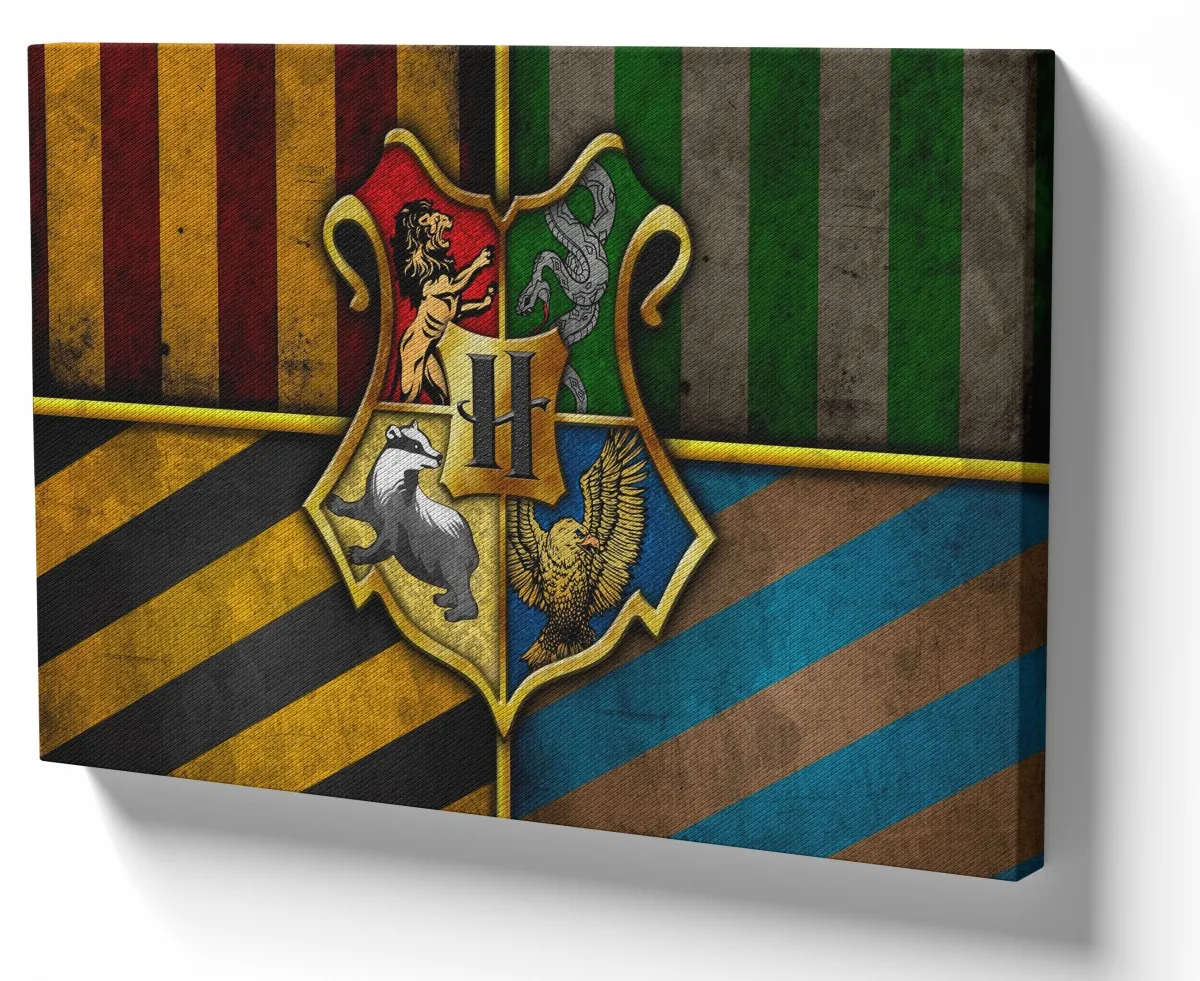Azulejo decorativo personalizado parede ou mesa harry potter hogwarts casas house Imagem