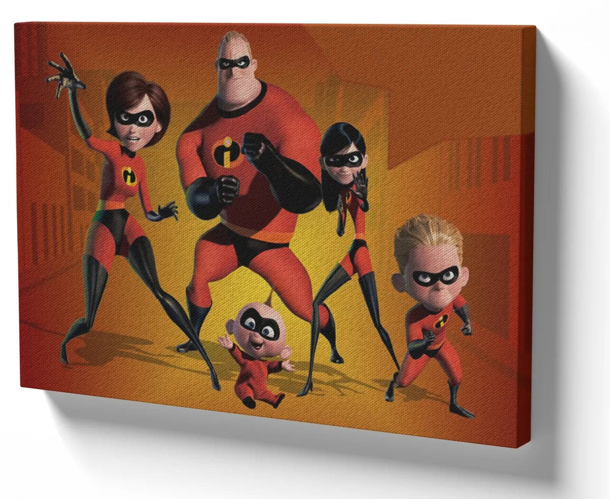 Azulejo decorativo personalizado parede ou mesa Os Incríveis disney Imagem