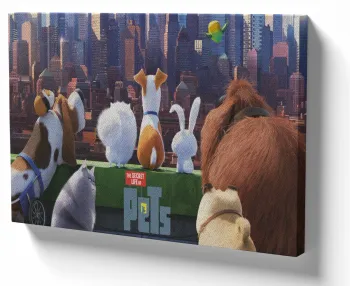 Azulejo decorativo personalizado parede ou mesa Pets movie filme cinema desenho