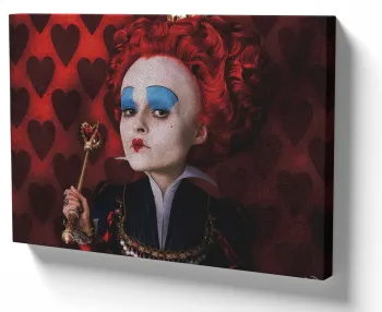 Azulejo decorativo personalizado parede ou mesa Rainha Vermelha Alice