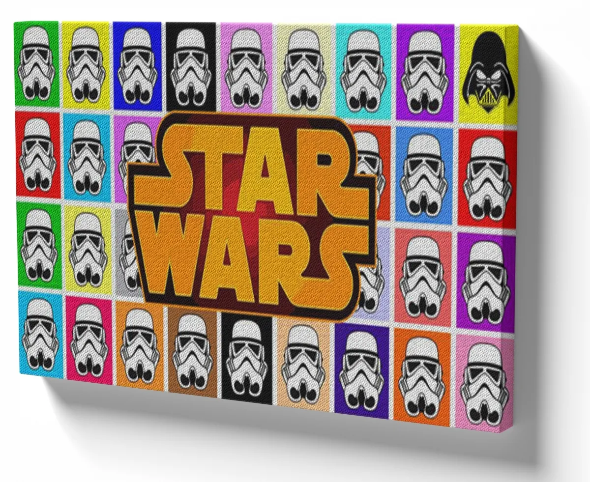 Azulejo decorativo personalizado parede ou mesa Star Wars jornada estrelas
