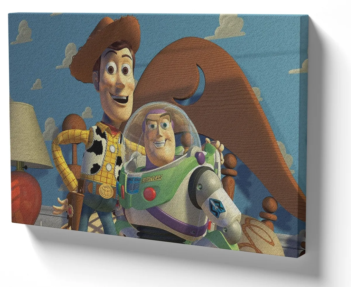 Azulejo decorativo personalizado parede ou mesa Toy Story Woody Buzz