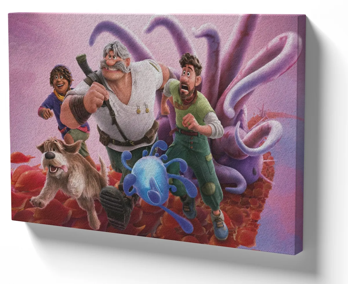 Azulejo decorativo personalizado parede ou mesa Um mundo estranho Imagem