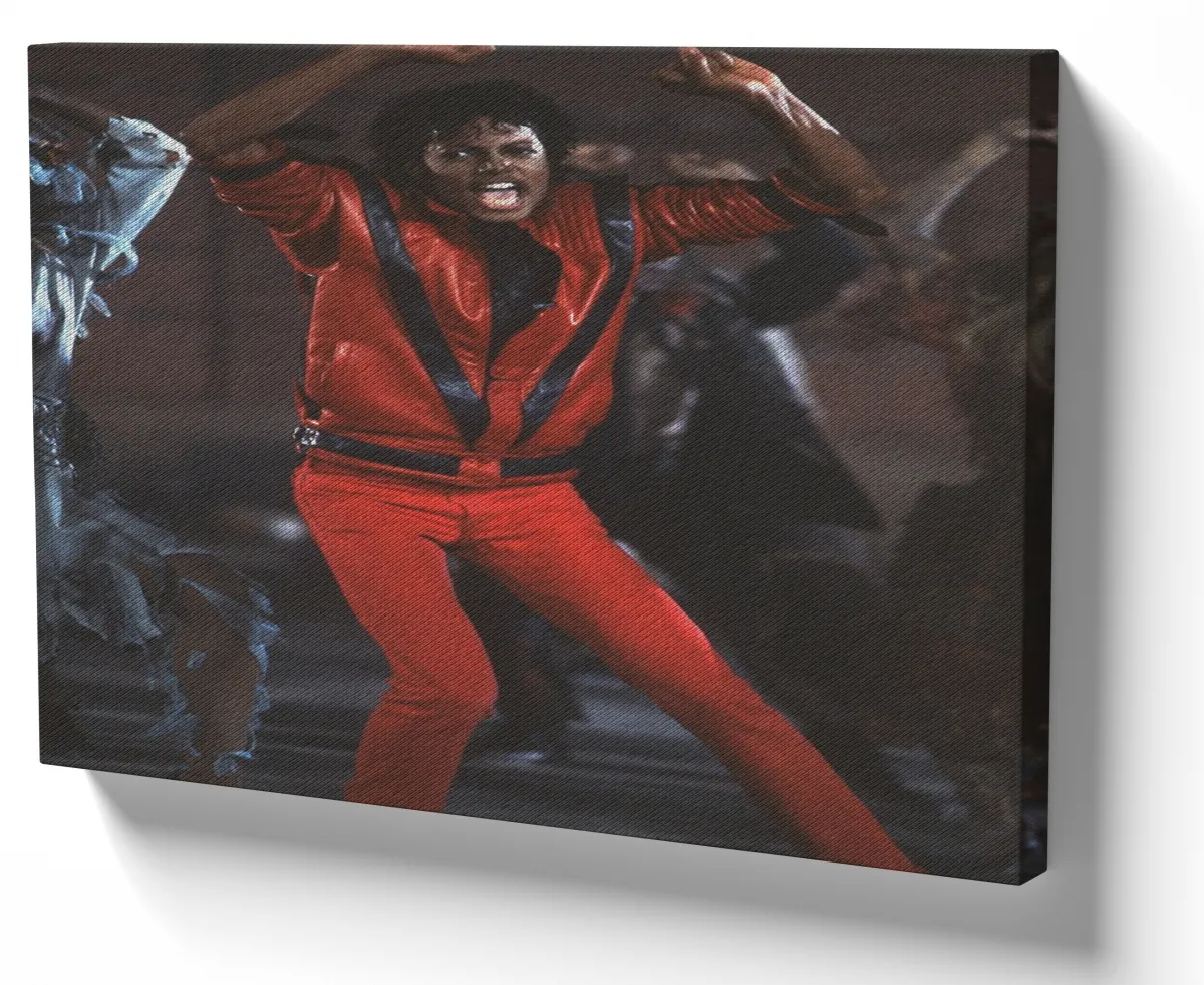 Azulejo decorativo personalizado parede ou mesa Michael Jackson Thriller