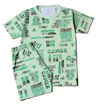 Pijama Infantil Masculino Tamanho 6 Curto  - Foto 2
