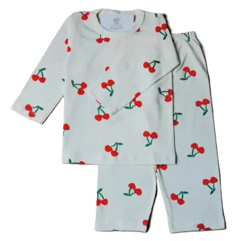 Pijama Infantil Menina Tamanho 3 Manga Longa  - Foto 2
