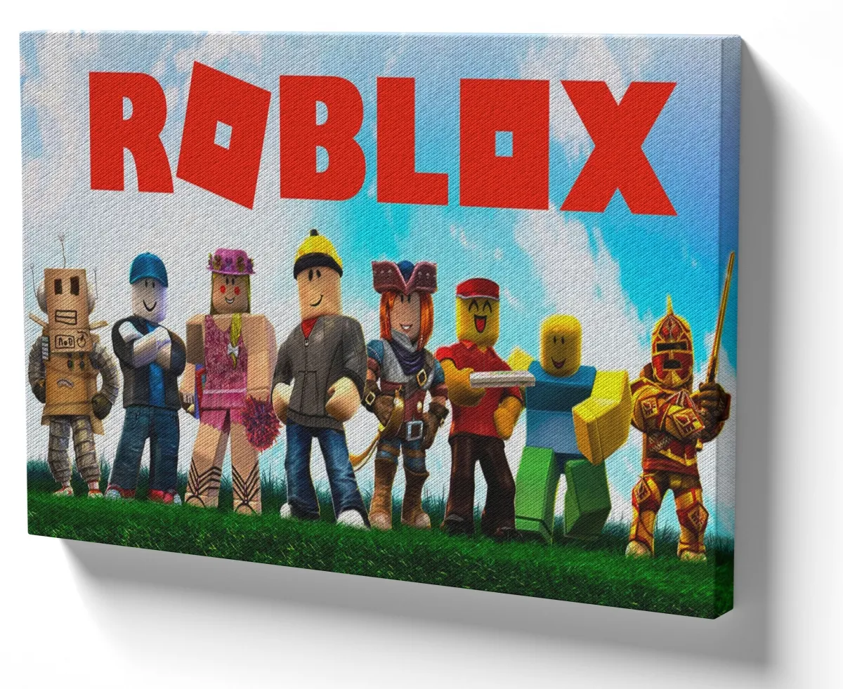 Azulejo decorativo personalizado parede ou mesa Roblox Skins Personagens Mode Game Imagem