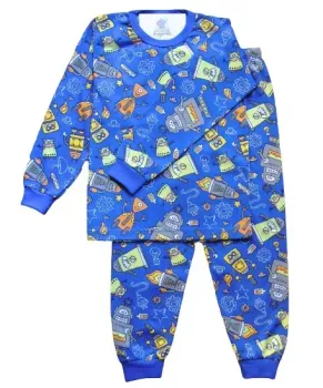 Pijama Infantil Tamanho 14 Masculino Longo com Punho - Foto 2