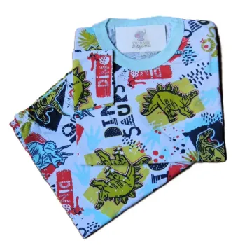 Pijama Infantil Tamanho 14 Masculino Longo com Punho - Foto 2