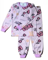 Pijama Infantil Tamanho 16 Feminino Longo com Punho - Foto 2