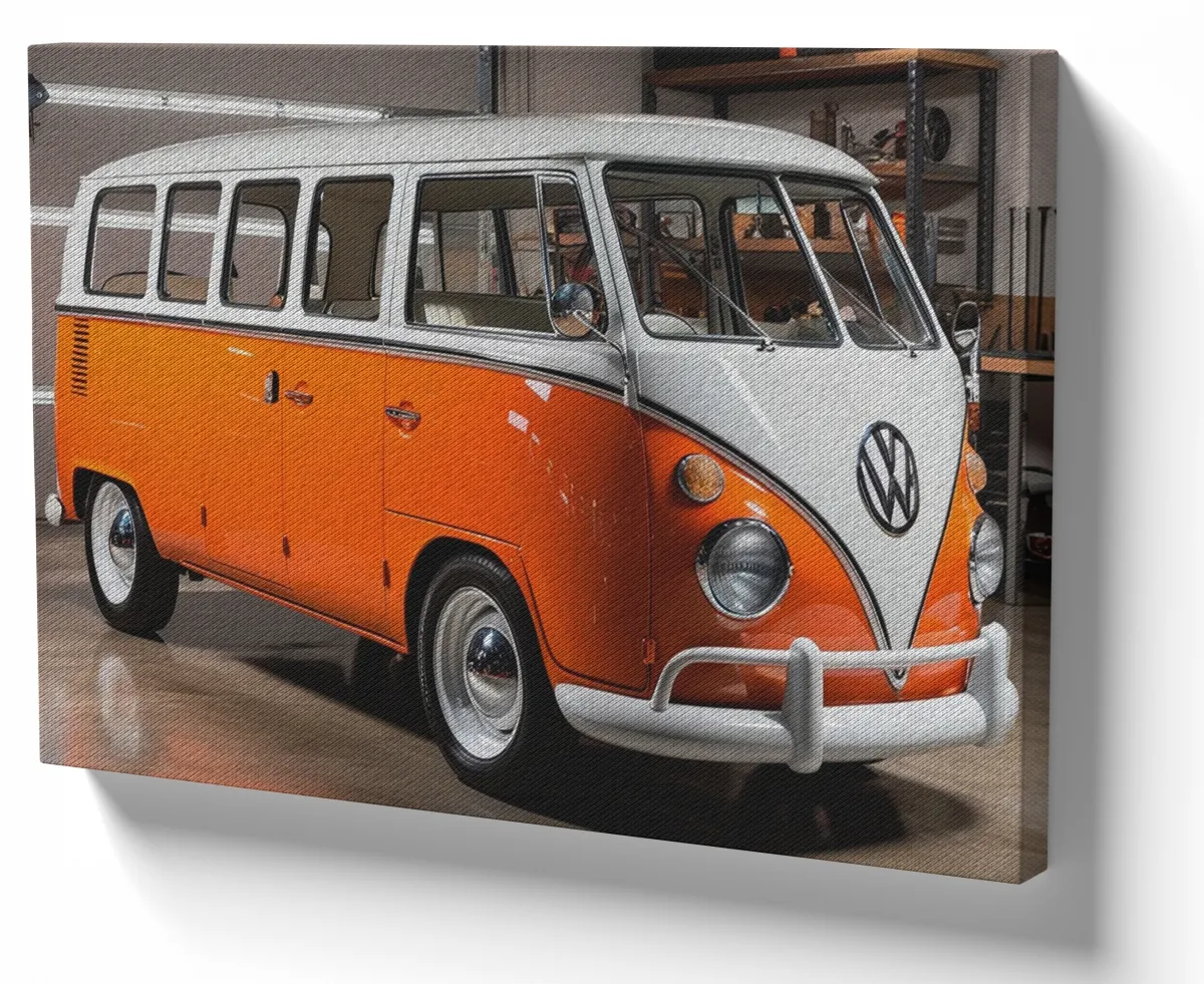 Azulejo decorativo personalizado parede ou mesa Kombi corujinha