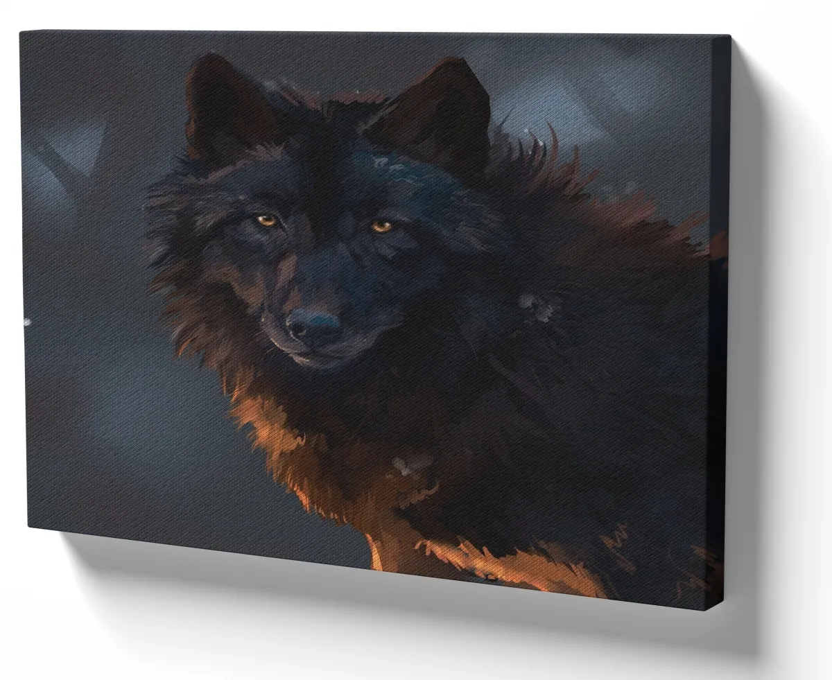 Azulejo decorativo personalizado parede ou mesa Lobo cachorro selvagem