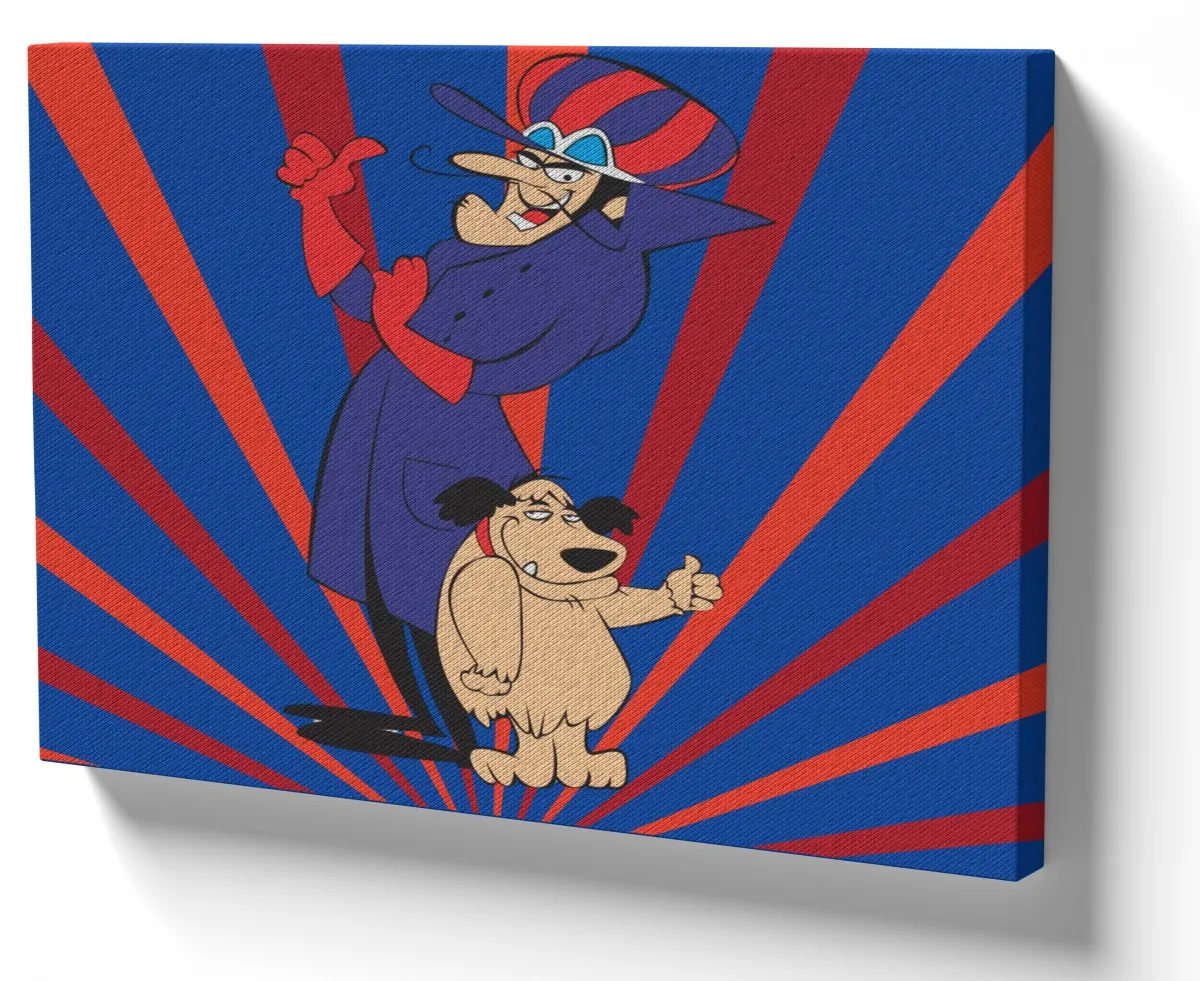 Azulejo decorativo personalizado parede ou mesa Dick Vigarista Mutley Imagem