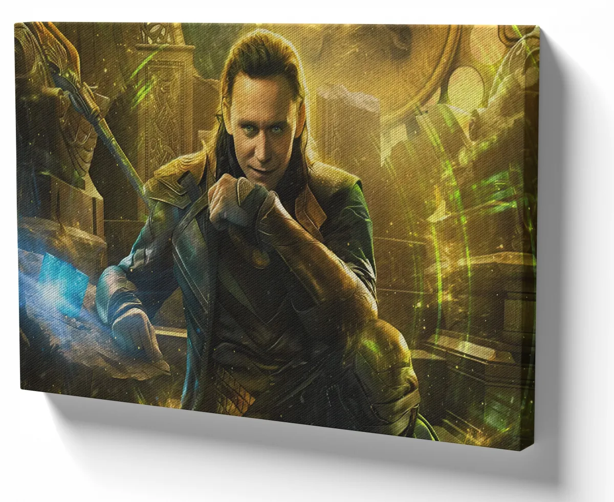 Azulejo decorativo personalizado parede ou mesa Loki tesseract Imagem