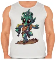 Camiseta Regata adulto ou infantil greedo star wars personagem - Foto 2