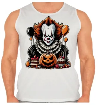 Camiseta Regata adulto ou infantil It a coisa palhaço terror - Foto 2