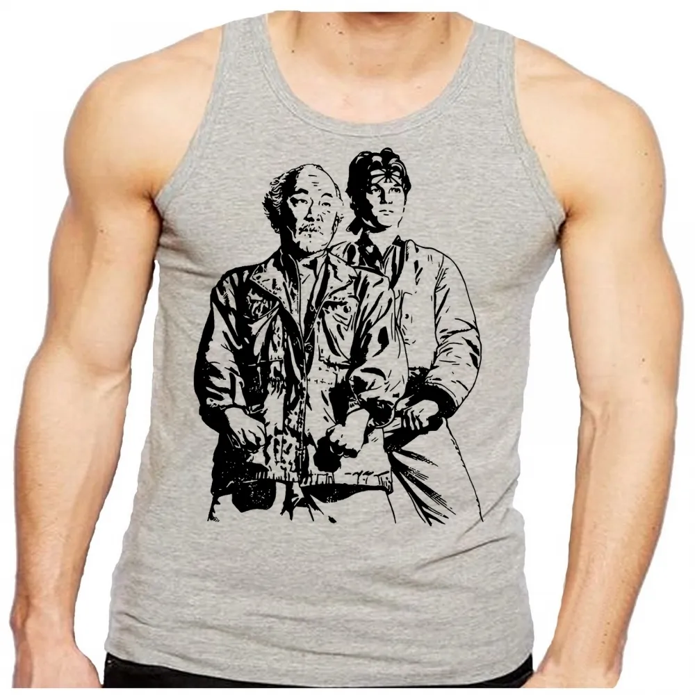 Camiseta Regata adulto ou infantil Karate kid SR Miyagi Daniel Sun Cobra Kai Imagem