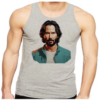 Camiseta Regata adulto ou infantil keanu reeves john wick ator - Foto 2