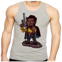 Camiseta Regata adulto ou infantil Lando Calrissian star Wars - Foto 2