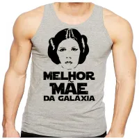 Camiseta Regata adulto ou infantil Melhor Mãe Leia star wars princesa - Foto 2