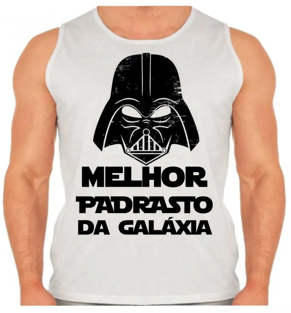 Camiseta Regata adulto ou infantil Melhor padastro darth vader Imagem