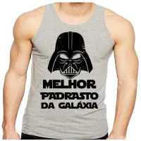 Camiseta Regata adulto ou infantil Melhor padastro darth vader - Foto 2