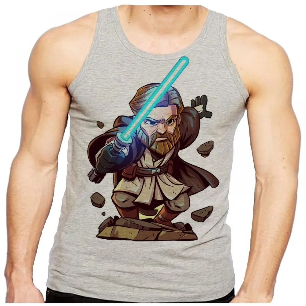 Camiseta Regata adulto ou infantil obi wan kenobi jedi star wars Imagem
