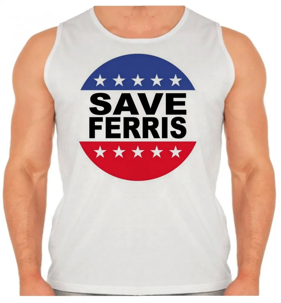 Camiseta Regata adulto ou infantil Save Ferris curtindo vida adoidado Imagem