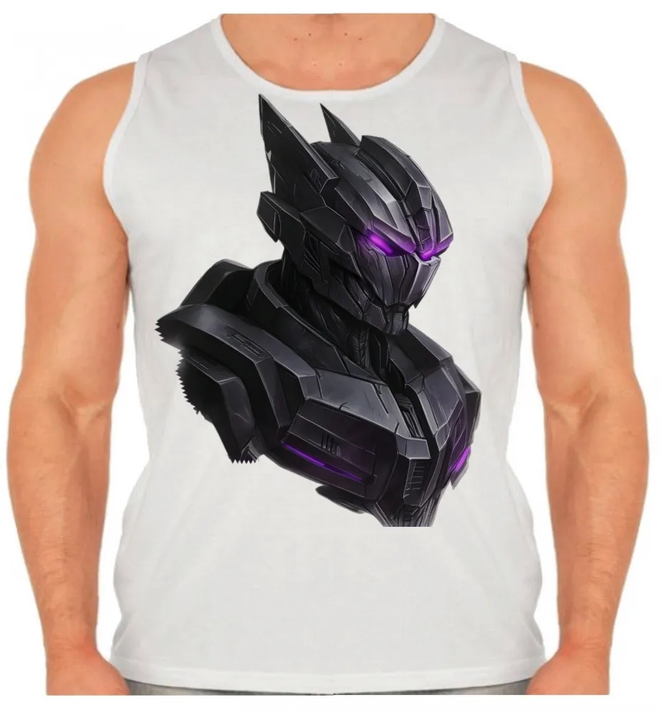 Camiseta Regata adulto ou infantil Transformers Megatron vilão Imagem