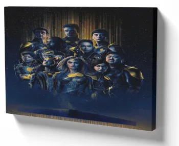 Azulejo decorativo personalizado parede ou mesa Eternos super herói