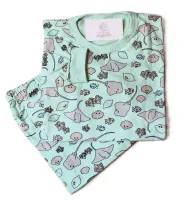 Pijama Infantil Tamanho 16 Feminino Longo com Punho - Foto 3