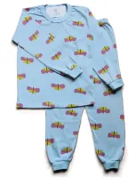 Pijama Infantil Tamanho 14 Feminino Longo com Punho - Foto 4