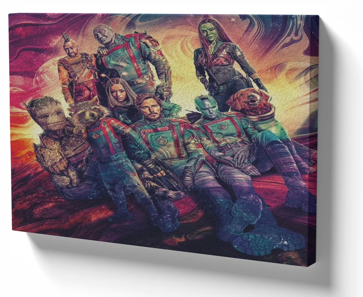 Azulejo decorativo personalizado parede ou mesa Guardiões da Galáxia 3